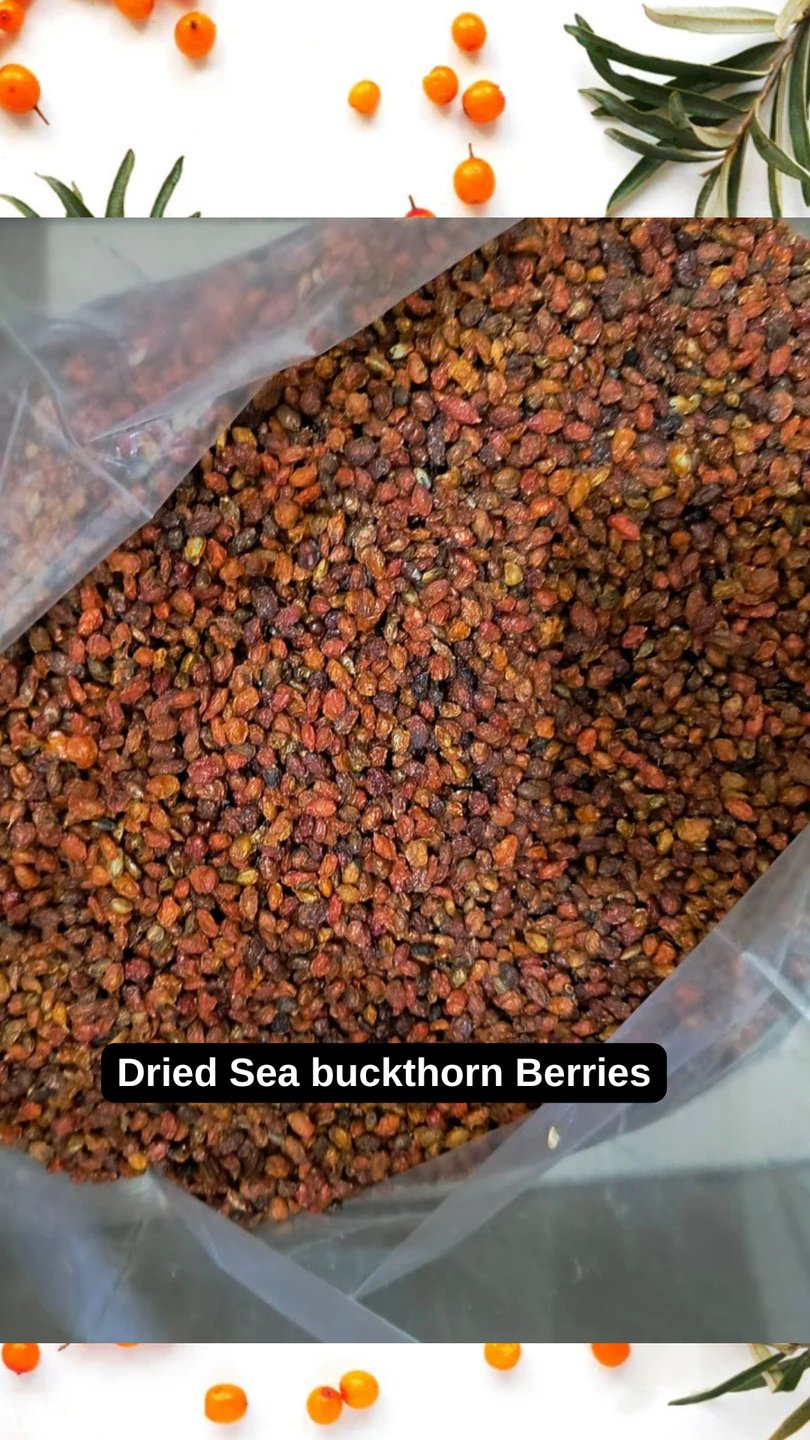 Dried sea buckthorn berries