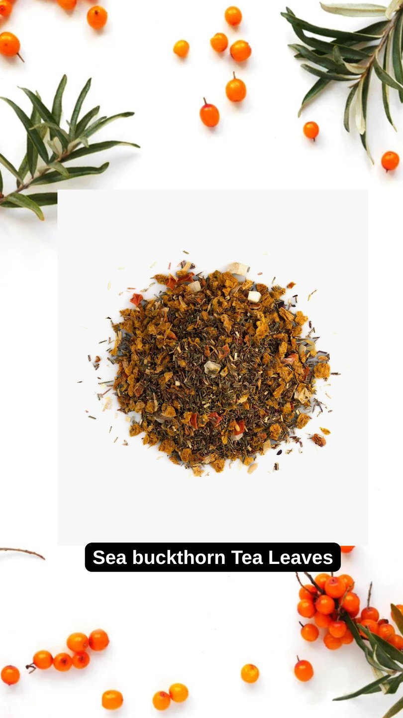 Sea buckthorn tea leaves